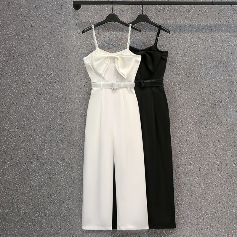 Women's Wide Leg Romper Camisole Jumpsuit Women Sexy Bodycon Backless Party Belt Jumpsuit Casual Bow Overalls Playsuits
Women's Wide Leg Romper Camisole Jumpsuit Women Sexy Bodycon Backless Party Belt Jumpsuit Casual Bow Overalls Playsuits