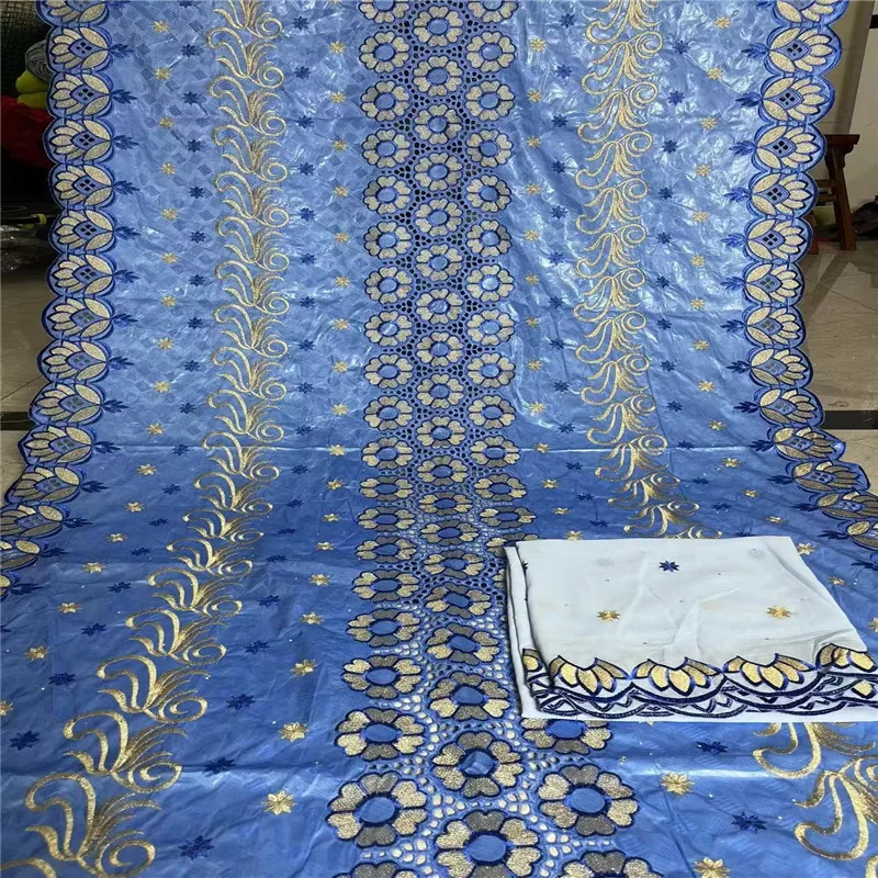 7 yards Bazin Riche Brod embroidered beads New Jacquard Fabric Guinea Brocade 100% Cotton Soft Nigeria Garment Cloth 9L63
7 yards Bazin Riche Brod embroidered beads New Jacquard Fabric Guinea Brocade 100% Cotton Soft Nigeria Garment Cloth 9L63