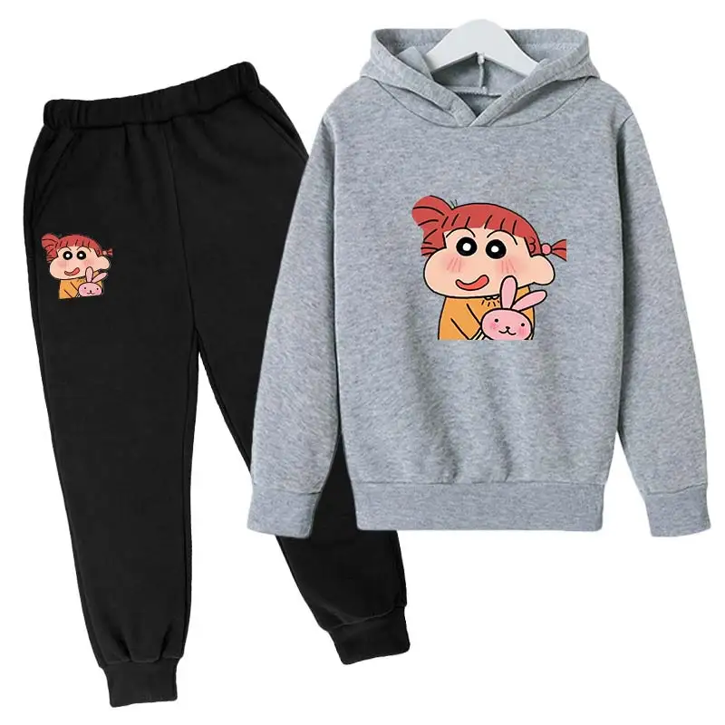 2023 Crayon Shin-chan Boys and Girls Clothes autumn Anime Popular Printed Hoodie Long Sleeve Children's Sweatshirt Pant Suit 
2023 Crayon Shin-chan Boys and Girls Clothes autumn Anime Popular Printed Hoodie Long Sleeve Children's Sweatshirt Pant Suit