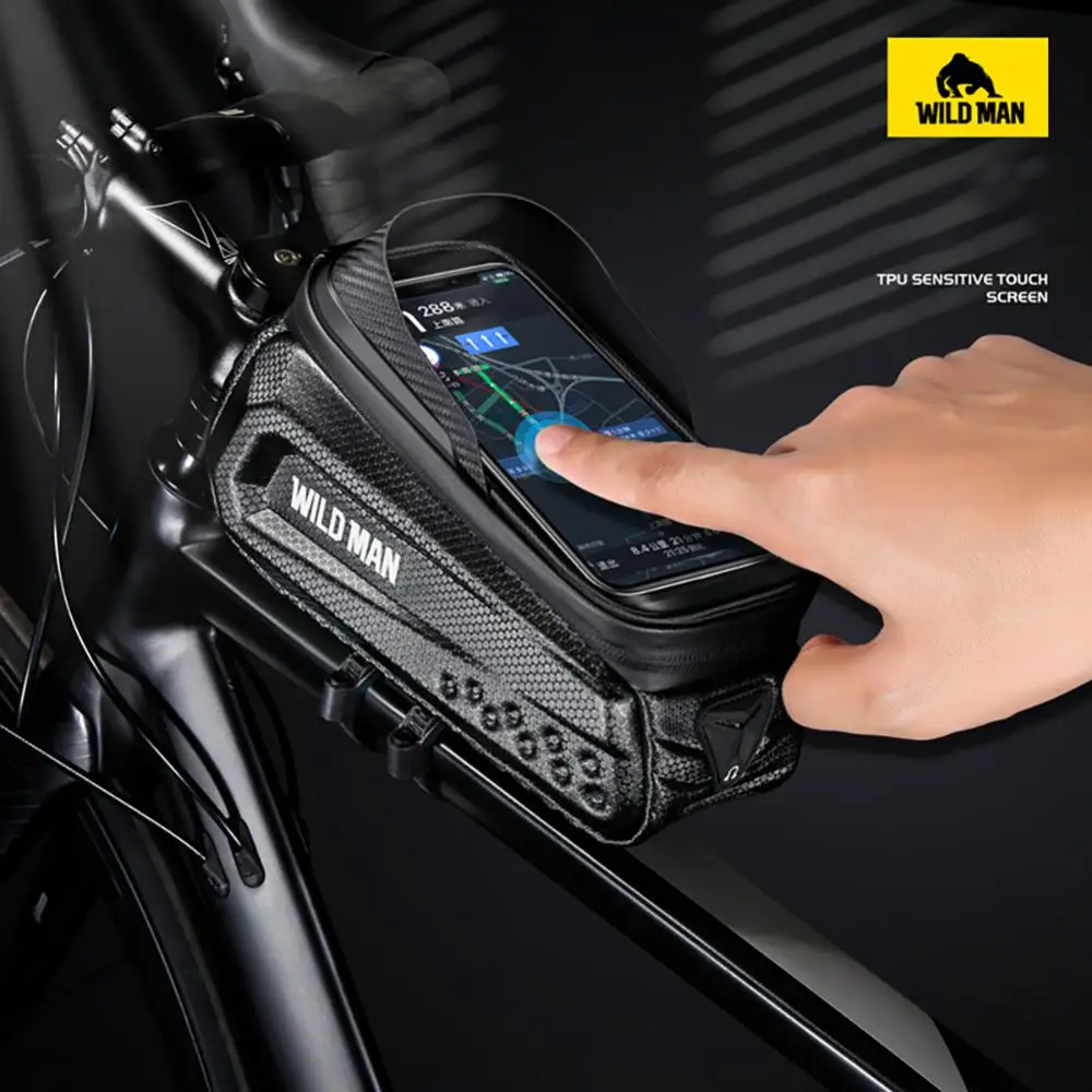 Wild Man Bicycle Bag Bike Cell Phone Mount Waterproof Bicycle Phone Bag MTB Road Bike Frame Top Tube Pannier Bicycle Accessories
Wild Man Bicycle Bag Bike Cell Phone Mount Waterproof Bicycle Phone Bag MTB Road Bike Frame Top Tube Pannier Bicycle Accessories
