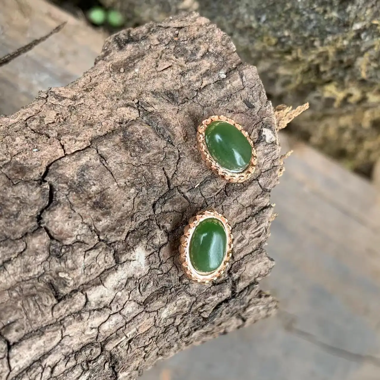 Natural Green Jade Stud Earrings For Women Ice cream Real 925 Sterling Silver Vintage Femme Gift Prevent Allergy Fine Jewelry
Natural Green Jade Stud Earrings For Women Ice cream Real 925 Sterling Silver Vintage Femme Gift Prevent Allergy Fine Jewelry