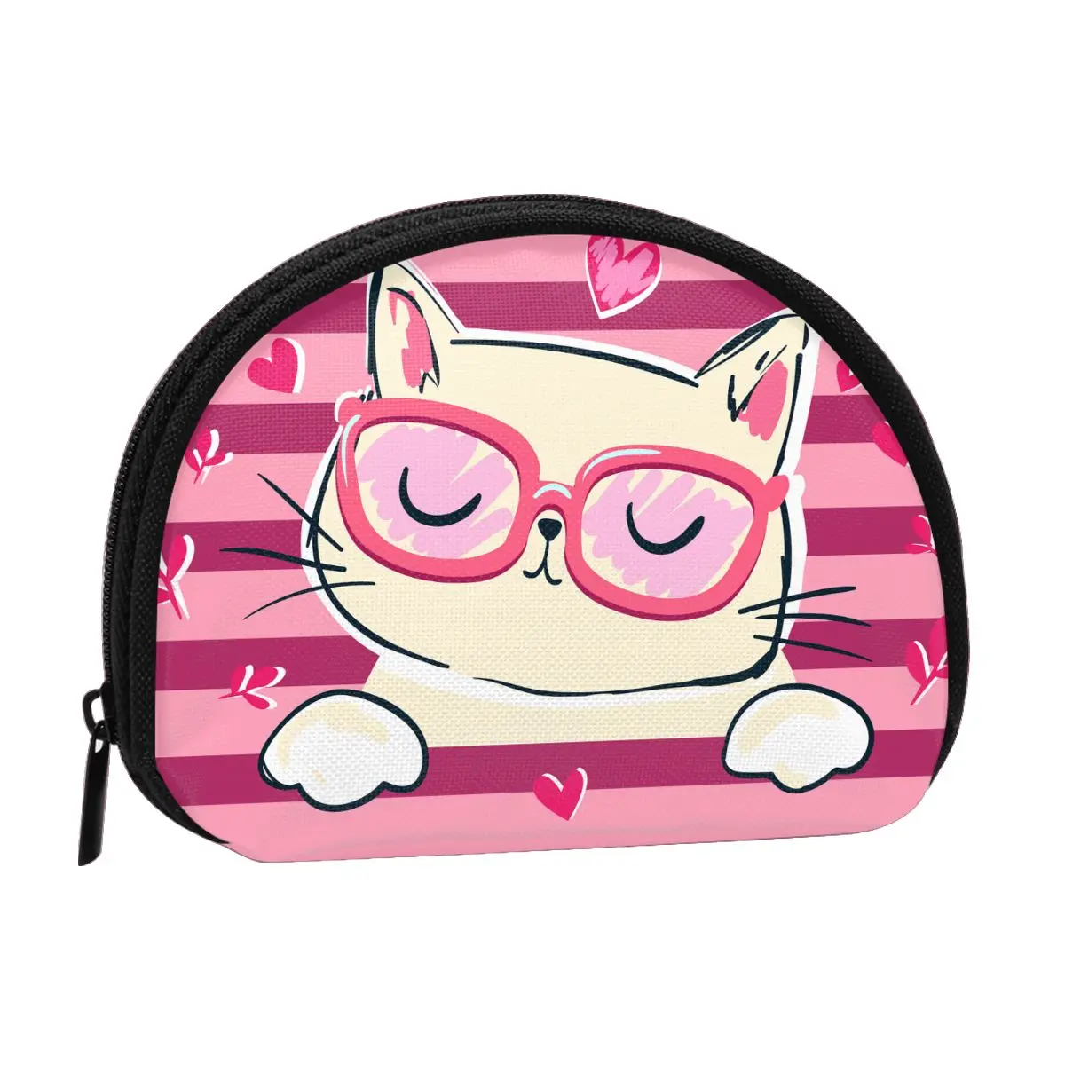 Women Wallets Zipper Small Wallet Short Credit Card Coin Purse Female Cute Cat On Striped
Women Wallets Zipper Small Wallet Short Credit Card Coin Purse Female Cute Cat On Striped