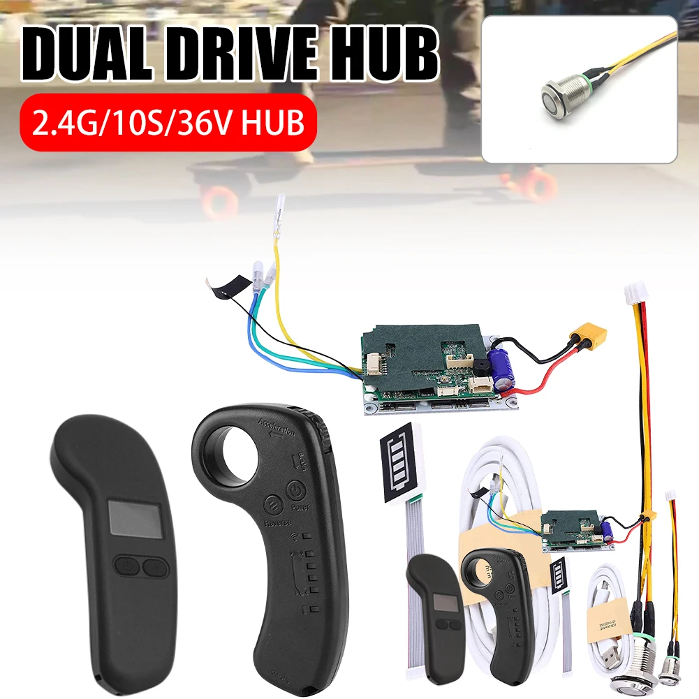 Electric Scooter ESC Kit 36V Dual Drive HUB Controller Electric Scooter Longboard Brushless Motors ESC Hub Motor Set Accessories
Electric Scooter ESC Kit 36V Dual Drive HUB Controller Electric Scooter Longboard Brushless Motors ESC Hub Motor Set Accessories