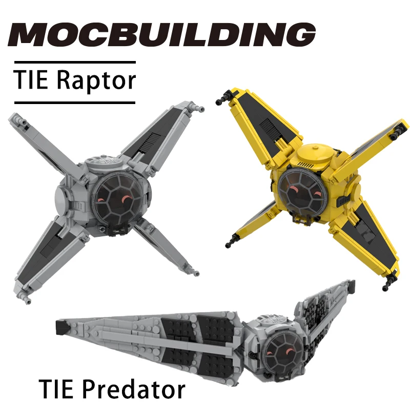 MOC Bricks Kid Star Movie Space wars New Mining Guild TIE Raptor Spaceship TIE Fighters Model Lepining Building Blocks Kid Toys
MOC Bricks Kid Star Movie Space wars New Mining Guild TIE Raptor Spaceship TIE Fighters Model Lepining Building Blocks Kid Toys