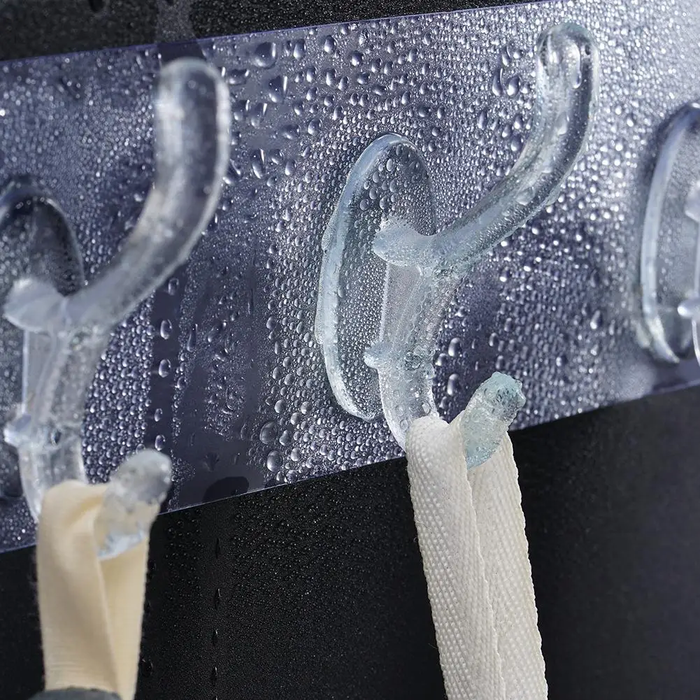 3/6 Row Multifunction Transparent Hooks Hat Clothes Coat Hanger Towel Holder Door Hook Kitchen Bathroom Home Storage Tools
3/6 Row Multifunction Transparent Hooks Hat Clothes Coat Hanger Towel Holder Door Hook Kitchen Bathroom Home Storage Tools