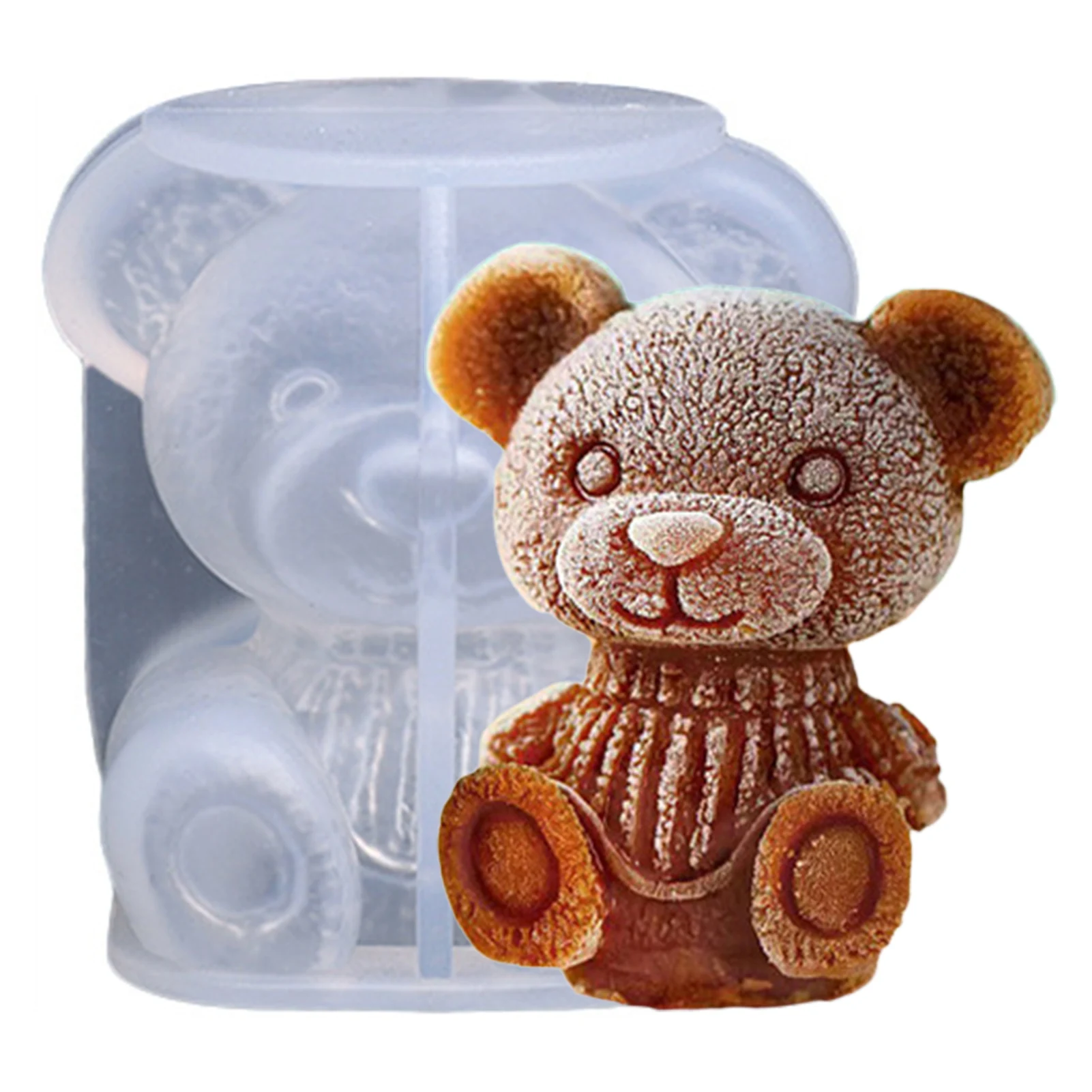 3D Teddy Bear Ice Cube Mold Bear Silicone Mold Icle Molds For Cake Easy Release Food-Grade Teddy Bear Ice Mold For Milk Tea
3D Teddy Bear Ice Cube Mold Bear Silicone Mold Icle Molds For Cake Easy Release Food-Grade Teddy Bear Ice Mold For Milk Tea