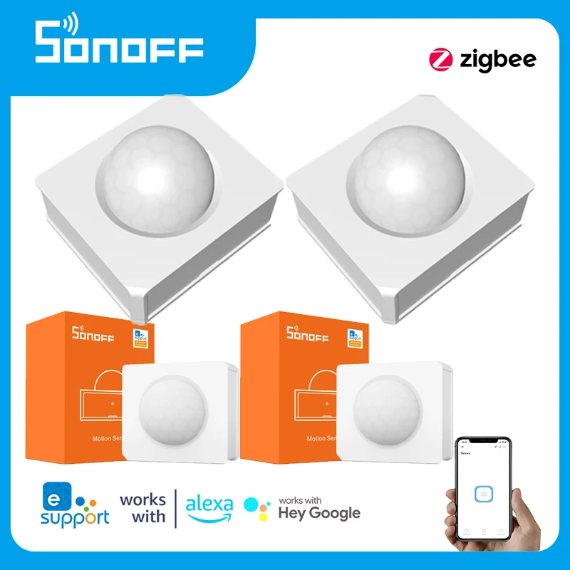 SONOFF SNZB-03 ZigBee Motion Sensor Real-time Monitor Trigger Alarm Smart Home Works With Alexa Google Home ZBBridge EWelink APP
SONOFF SNZB-03 ZigBee Motion Sensor Real-time Monitor Trigger Alarm Smart Home Works With Alexa Google Home ZBBridge EWelink APP