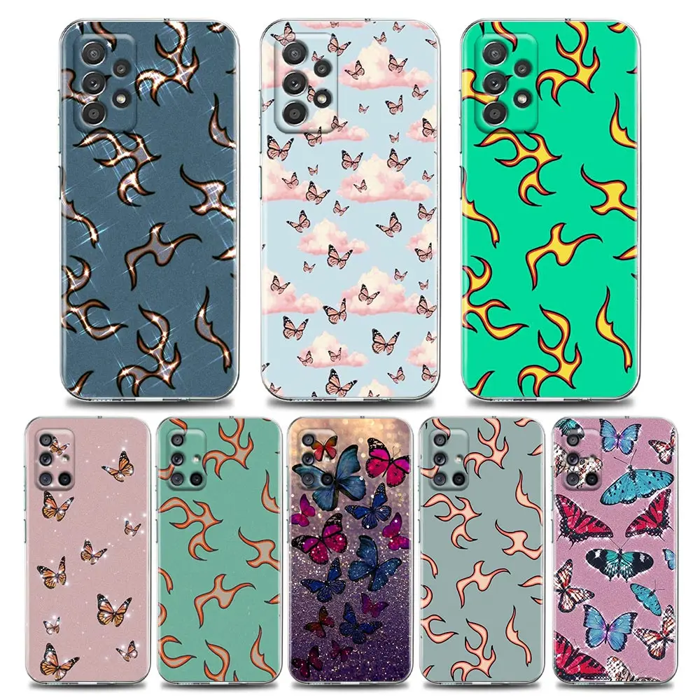 Fashion Butterfly Multi Color Fire Clear Phone Case for Samsung A01 A02 A11 A12 A21 A31 A41 A32 A51 A71 A42 A52 A72 Soft Silicon
Fashion Butterfly Multi Color Fire Clear Phone Case for Samsung A01 A02 A11 A12 A21 A31 A41 A32 A51 A71 A42 A52 A72 Soft Silicon
