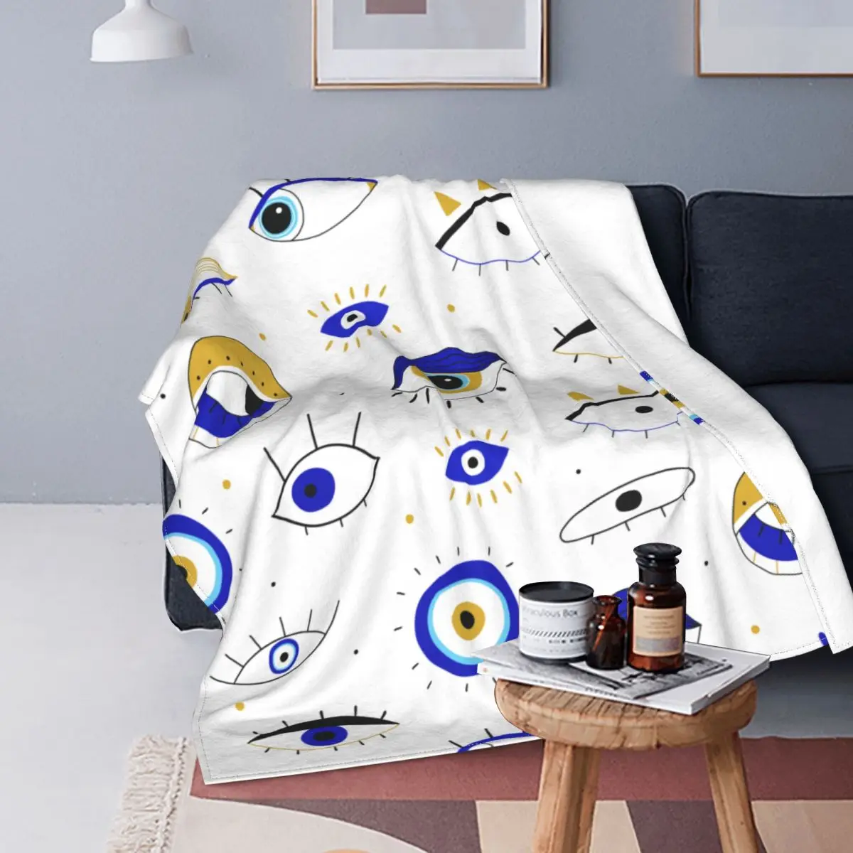 Evil Eyes Blankets Flannel Spring Autumn Portable Ultra-Soft Throw Blanket for Bedding Outdoor Plush Thin Quilt
Evil Eyes Blankets Flannel Spring Autumn Portable Ultra-Soft Throw Blanket for Bedding Outdoor Plush Thin Quilt