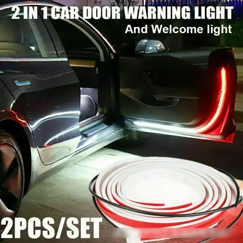 120CM Car Welcome Decor Lamp Strip Door Opening Warning LED Light 12V Anti Rear-end Collision Safety Universal Auto Accessories 
120CM Car Welcome Decor Lamp Strip Door Opening Warning LED Light 12V Anti Rear-end Collision Safety Universal Auto Accessories