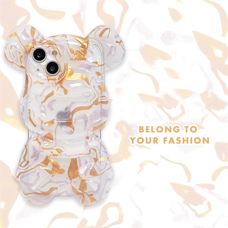 Fashion Trend Cool Bear Natural Golden Shell Pattern Cover for IPhone 11 12 13 Pro X XR XS Shockproof Phone Case IPhone 13 Case
Fashion Trend Cool Bear Natural Golden Shell Pattern Cover for IPhone 11 12 13 Pro X XR XS Shockproof Phone Case IPhone 13 Case