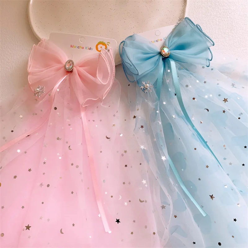 Новинка 2023, модные темпераментные Детские аксессуары для волос в Корейском стиле, красивые сетчатые длинные заколки для волос с бантом в виде милой принцессы
Новинка 2023, модные темпераментные Детские аксессуары для волос в Корейском стиле, красивые сетчатые длинные заколки для волос с бантом в виде милой принцессы