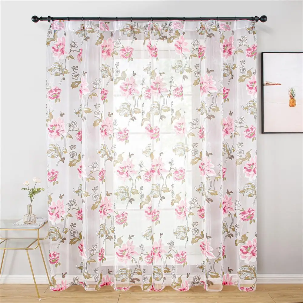 Pink and Yellow Flower Printed Curtains Vintage Style for Living Room Bedroom Kids Room Decorative Sheer
Pink and Yellow Flower Printed Curtains Vintage Style for Living Room Bedroom Kids Room Decorative Sheer