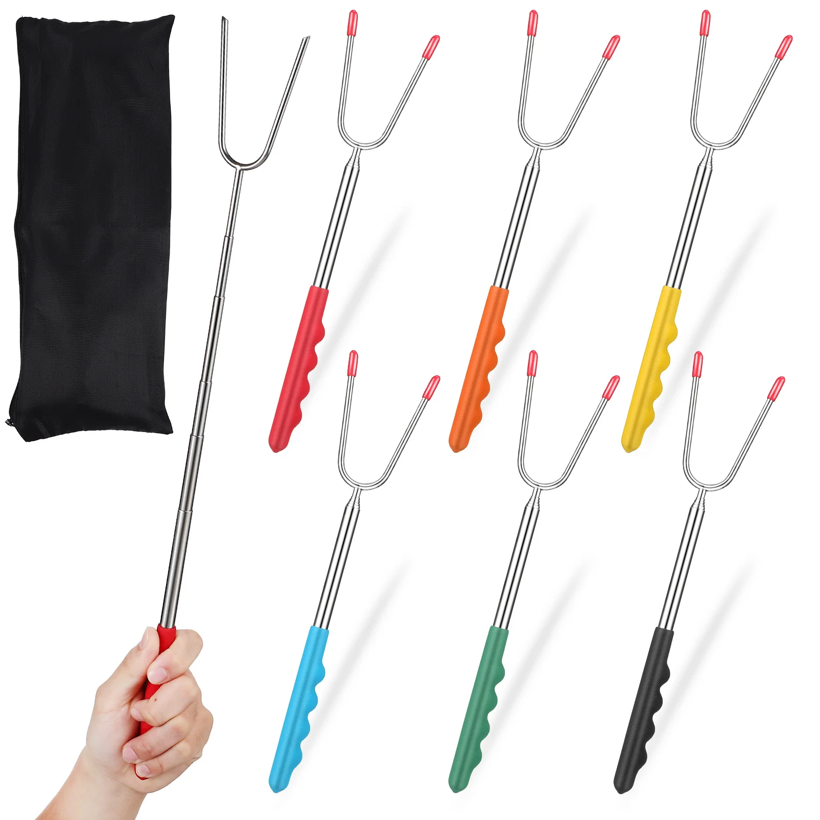 Skewers Sticks Roasting Forks Fork Bbq Grillgrilling Meat Smores Pit Fire Steel Stainless Campfire Hot Dog Marshmallow Barbecue
Skewers Sticks Roasting Forks Fork Bbq Grillgrilling Meat Smores Pit Fire Steel Stainless Campfire Hot Dog Marshmallow Barbecue