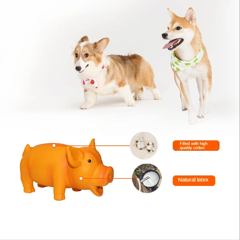Pet Toys Latex Barking Pig Simulation Dogs Chew on Vocal Toys To Relieve Boredom Dog Toys for Small Dogs Cleaning Supplies
Pet Toys Latex Barking Pig Simulation Dogs Chew on Vocal Toys To Relieve Boredom Dog Toys for Small Dogs Cleaning Supplies