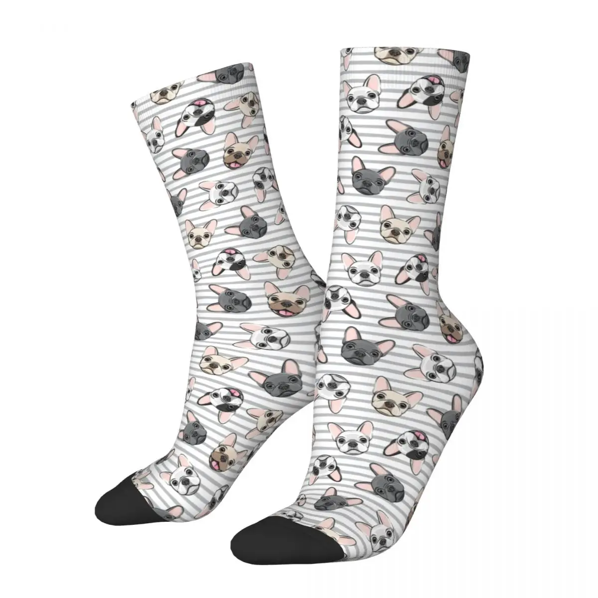 Retro All The Frenchies Aqua Stripes Cute French Bulldog Dog Football Socks Puppy Middle Tube Socks for Unisex Sweat Absorbing
Retro All The Frenchies Aqua Stripes Cute French Bulldog Dog Football Socks Puppy Middle Tube Socks for Unisex Sweat Absorbing