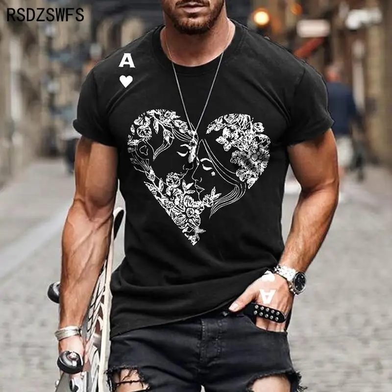 Men's Basic Clothing Fashion 3D Printing T-shirt Casual Pullover Shirt Round Neck Large Size Quick-Drying Men's Short Sleeve
Men's Basic Clothing Fashion 3D Printing T-shirt Casual Pullover Shirt Round Neck Large Size Quick-Drying Men's Short Sleeve