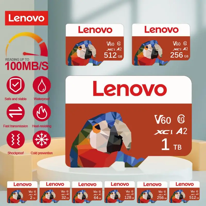 Lenovo Micro TF SD Card 2TB 1TB Class10 Smart Card 128/256/512gb A1 U3 Memory Card 100mb/s V30 Flash Card For Nintendo Switch
Lenovo Micro TF SD Card 2TB 1TB Class10 Smart Card 128/256/512gb A1 U3 Memory Card 100mb/s V30 Flash Card For Nintendo Switch