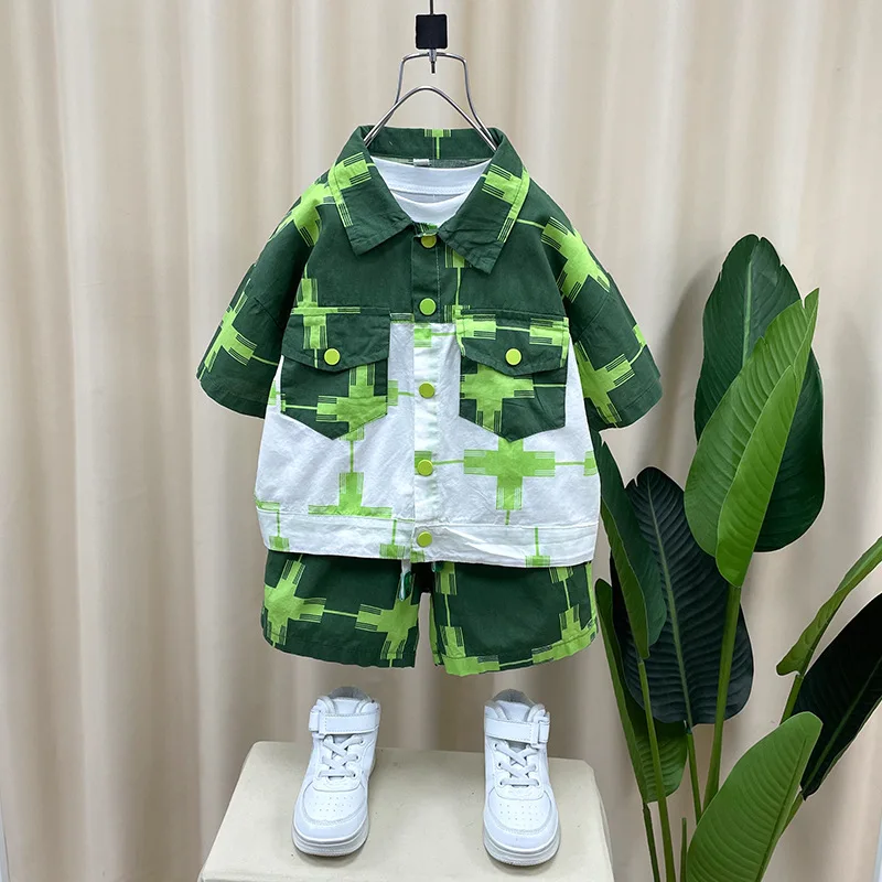 Boys Clothes Sets Summer 1 To 8 Years Children Shirts Shorts 2pcs Wedding Suit For Baby Outfit Teenagers Tracksuits Street Stlye
Boys Clothes Sets Summer 1 To 8 Years Children Shirts Shorts 2pcs Wedding Suit For Baby Outfit Teenagers Tracksuits Street Stlye