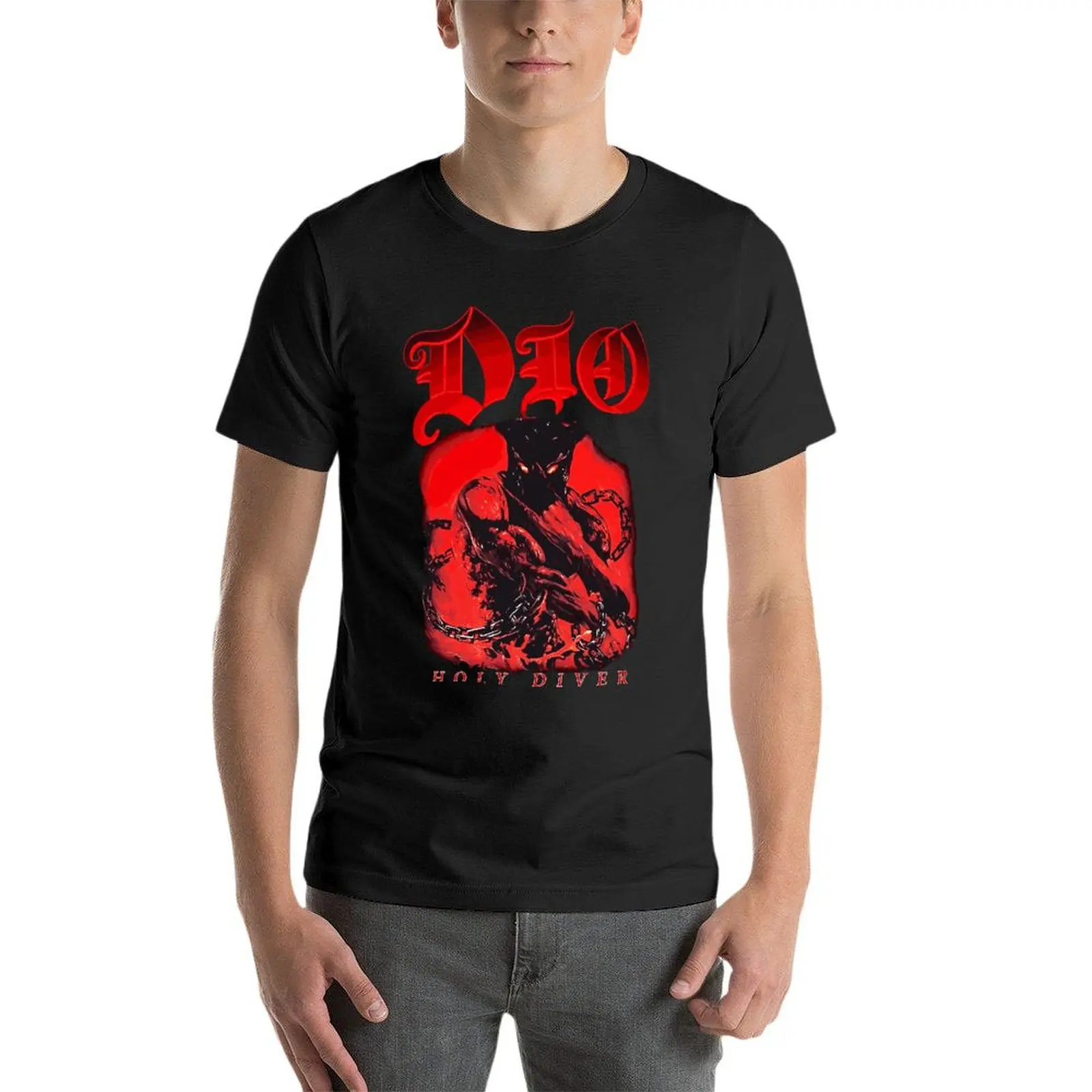 Dio Holy Diver American Heavy Metal Band Oversize T Shirt Branded Mens Clothes 100% Cotton Streetwear Large Size Top Tee
Dio Holy Diver American Heavy Metal Band Oversize T Shirt Branded Mens Clothes 100% Cotton Streetwear Large Size Top Tee