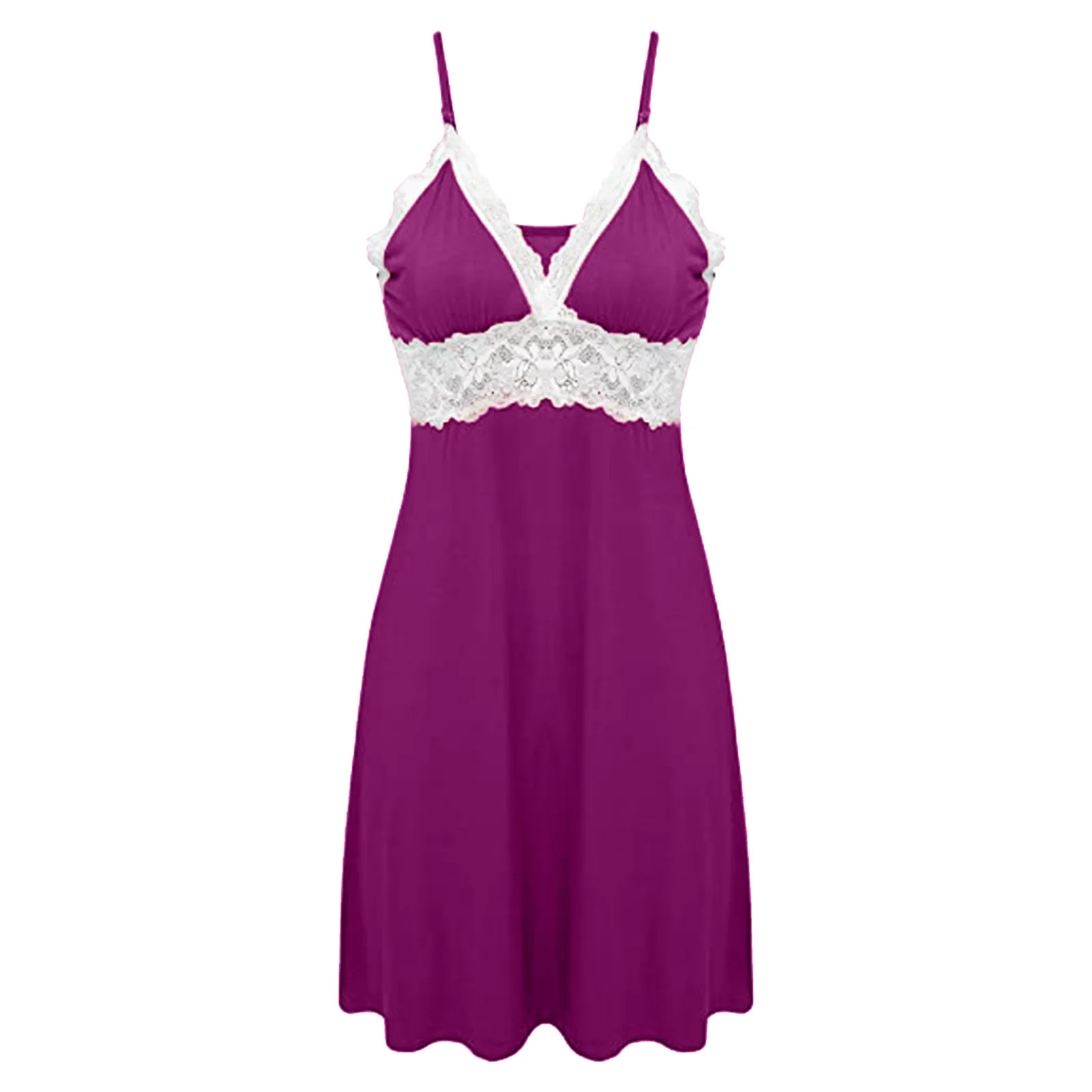 Lace Satin Sleepwear Pajamas Women Sexy Night Dress Sleeveless Nighties V-Neck Nightgown Plus Size S-2XL Nightdress Nightwear
Lace Satin Sleepwear Pajamas Women Sexy Night Dress Sleeveless Nighties V-Neck Nightgown Plus Size S-2XL Nightdress Nightwear