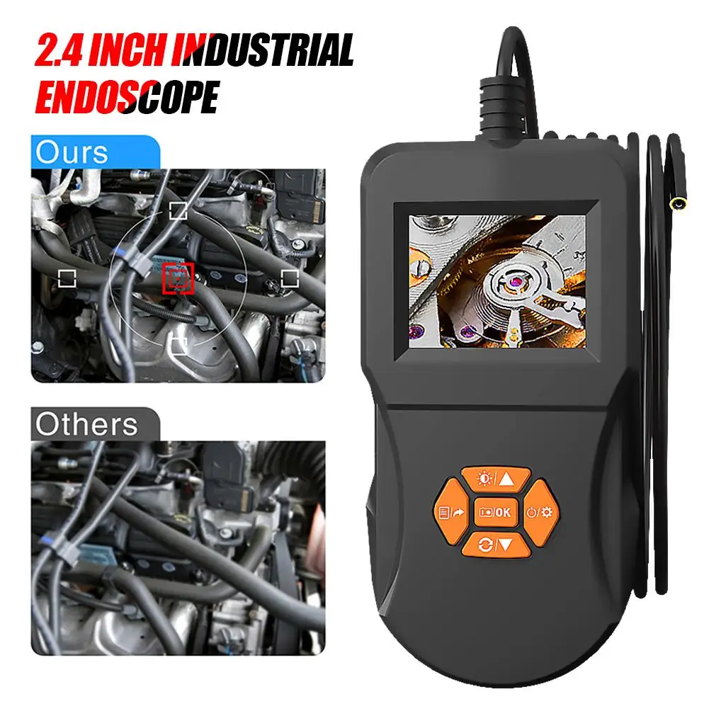 5.5mm Industrial Endoscope 6 LED 0.3MP Support TF Card IP67 with 2.4 inch IPS for Underwater Camera Motor Vehicle Detection
5.5mm Industrial Endoscope 6 LED 0.3MP Support TF Card IP67 with 2.4 inch IPS for Underwater Camera Motor Vehicle Detection