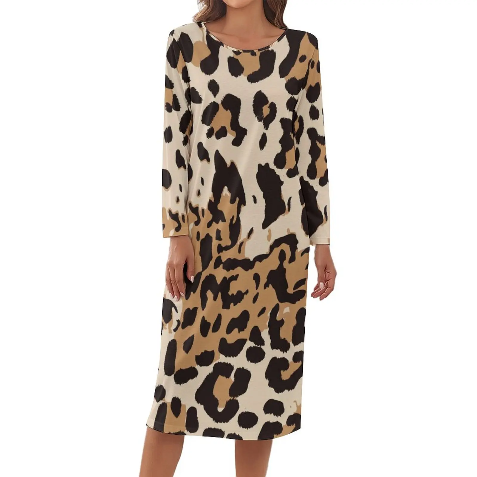 Leopard Print Pajamas Women Animal Skin Abstract Design Casual Dresses Spring Long-Sleeve Cute Sleepwear O Neck Printed Pajama
Leopard Print Pajamas Women Animal Skin Abstract Design Casual Dresses Spring Long-Sleeve Cute Sleepwear O Neck Printed Pajama