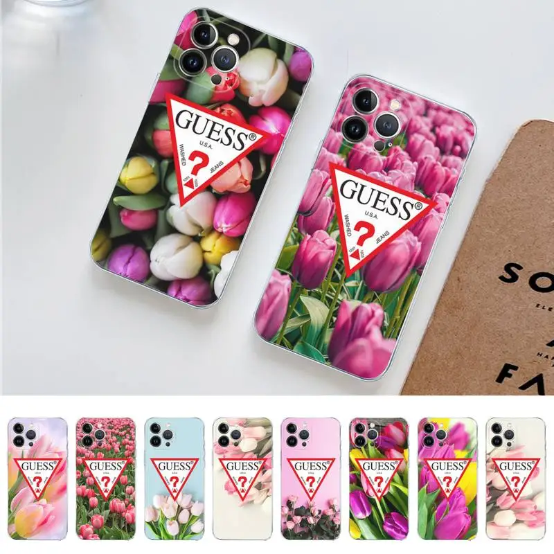 Brand Guess Tulip Flower Phone Case for iPhone 11 12 13 mini pro XS MAX 8 7 6 6S Plus X 5S SE 2020 XR case
Brand Guess Tulip Flower Phone Case for iPhone 11 12 13 mini pro XS MAX 8 7 6 6S Plus X 5S SE 2020 XR case
