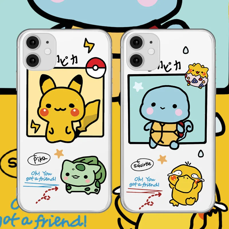Pokemon Pikachu Cute Cartoon Phone Cases For iPhone 13 12 11 Pro Max Mini XR XS MAX 8 X 7 2020 transparent silicone Back Cover
Pokemon Pikachu Cute Cartoon Phone Cases For iPhone 13 12 11 Pro Max Mini XR XS MAX 8 X 7 2020 transparent silicone Back Cover