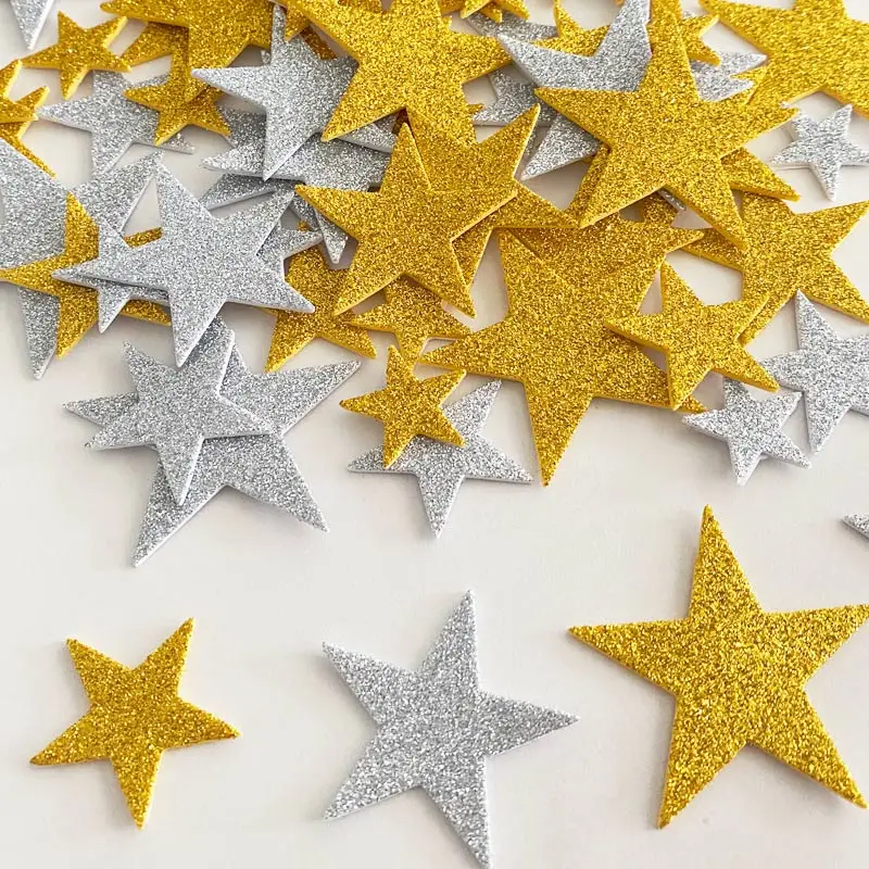 Home Decor Living Room Bedroom House Decoration Bathroom Wall Gold Silver Foam Self Adhesive Stickers Top Star Christmas Gift
Home Decor Living Room Bedroom House Decoration Bathroom Wall Gold Silver Foam Self Adhesive Stickers Top Star Christmas Gift