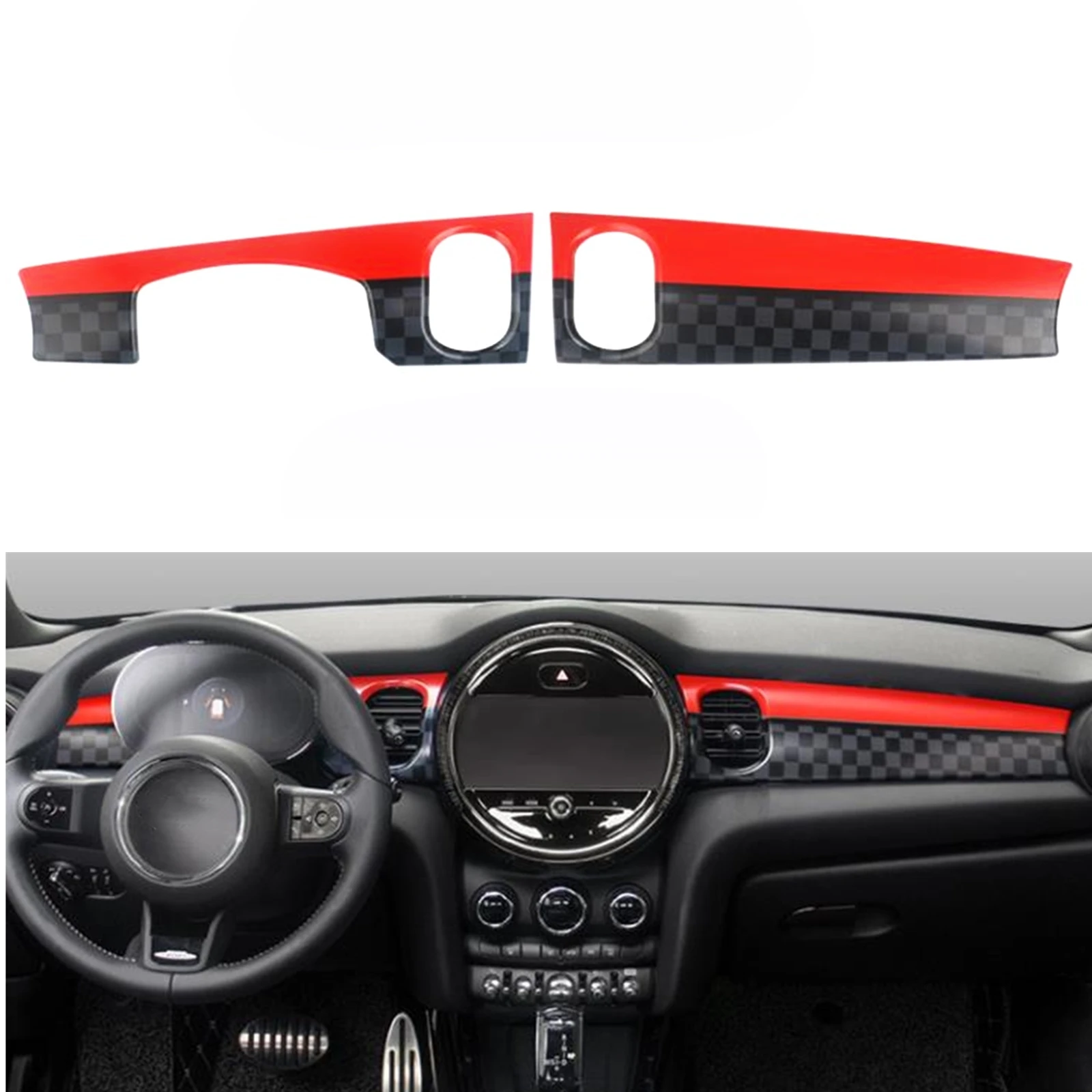 Left Hand Drive Front Console Dash Board Sticker Dashboard Panel Trim Cover For BMW MINI Cooper F56 F57 F55 2022-2023
Left Hand Drive Front Console Dash Board Sticker Dashboard Panel Trim Cover For BMW MINI Cooper F56 F57 F55 2022-2023