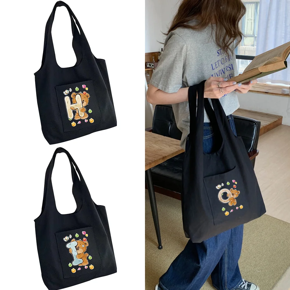 Ladies Shopping Bag Commuter Shopping Vest Wombat 26 Letter Print Cotton Canvas Groceries Bolsas Eco Tote Bag Tote Bags
Ladies Shopping Bag Commuter Shopping Vest Wombat 26 Letter Print Cotton Canvas Groceries Bolsas Eco Tote Bag Tote Bags