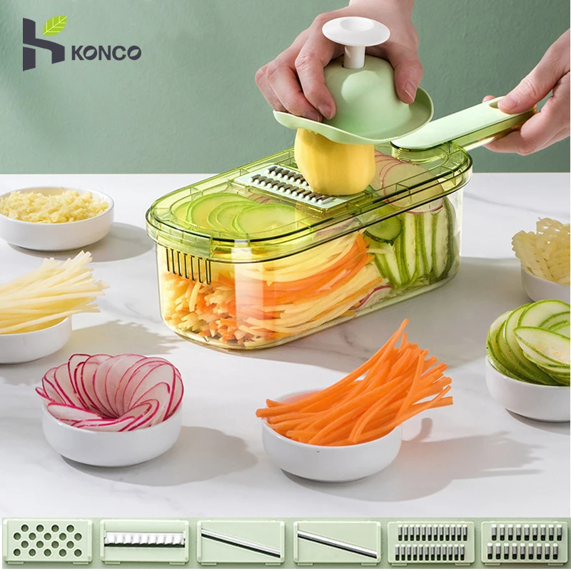 7 In 1 Vegetable Slicer Cutter Kitchen Accessories Multifunctional Vegetable Chopper Potato Slicer Carrot Grater Kitchen Tool
7 In 1 Vegetable Slicer Cutter Kitchen Accessories Multifunctional Vegetable Chopper Potato Slicer Carrot Grater Kitchen Tool