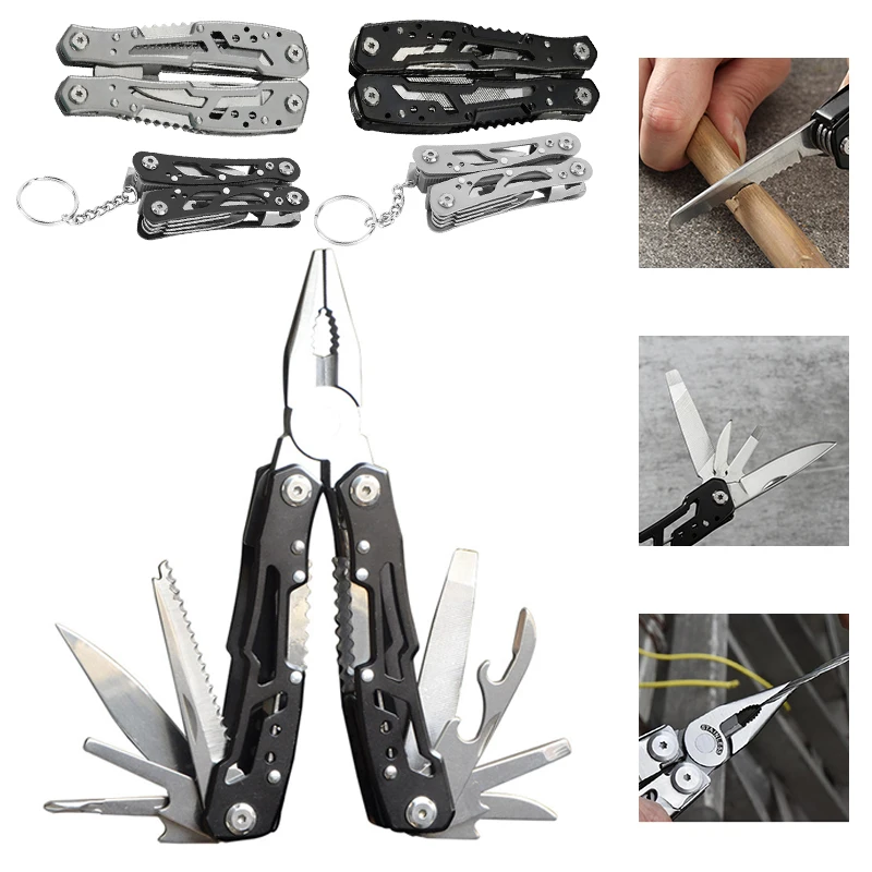 Multifunction Stainless Steel Multi-tool Pocket Knife Pliers Folding Pliers Mini Portable Fold Outdoor Multipurpose Repair Tools
Multifunction Stainless Steel Multi-tool Pocket Knife Pliers Folding Pliers Mini Portable Fold Outdoor Multipurpose Repair Tools