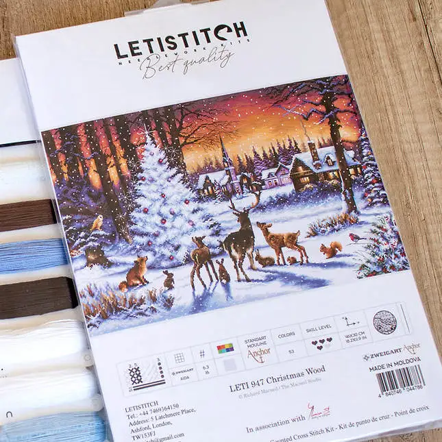 Christmas Snowy Night 63-44 Cross stitch Handmade 14CT Counted Canvas DIY,Cross-stitch kits,Embroidery
Christmas Snowy Night 63-44 Cross stitch Handmade 14CT Counted Canvas DIY,Cross-stitch kits,Embroidery