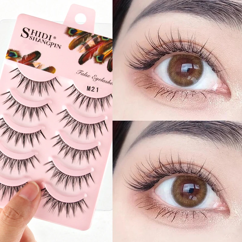 Women False Eyelashes 5 Pair New Natural Manga Lashes Soft Eyelashes Thick Manga Eyelashes Daily Dating Makeup Eyelashes Lashes
Women False Eyelashes 5 Pair New Natural Manga Lashes Soft Eyelashes Thick Manga Eyelashes Daily Dating Makeup Eyelashes Lashes