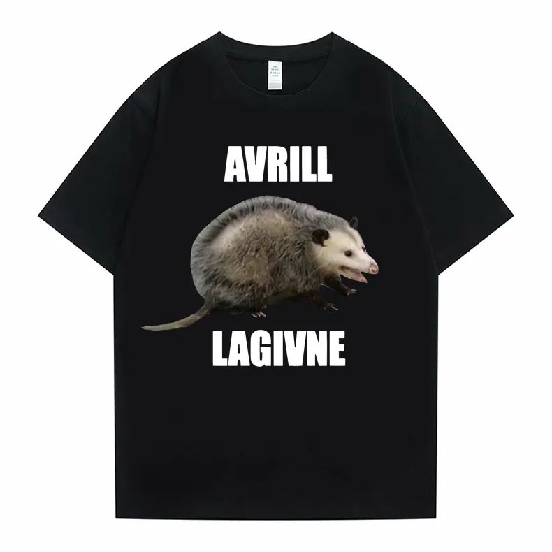 Opossum Avrill Lagivne Available on 87 Products Graphic T-shirt Funny Cute Mouse Print Tshirt Men Women Fashion Casual T-shirts
Opossum Avrill Lagivne Available on 87 Products Graphic T-shirt Funny Cute Mouse Print Tshirt Men Women Fashion Casual T-shirts