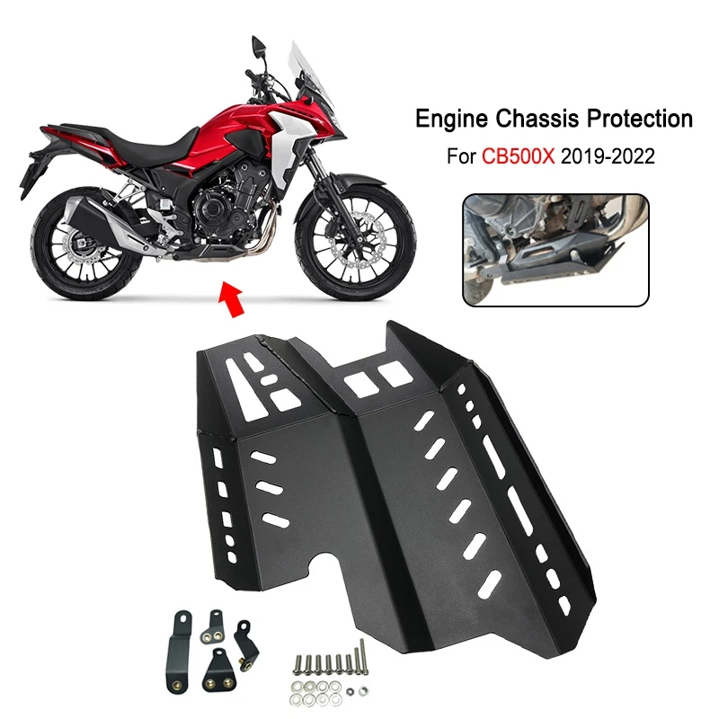 

Защитная крышка двигателя мотоцикла, защита шасси под защитой, противоскользящая пластина для Honda CB500X CB 500X CB500 X 2019-2022