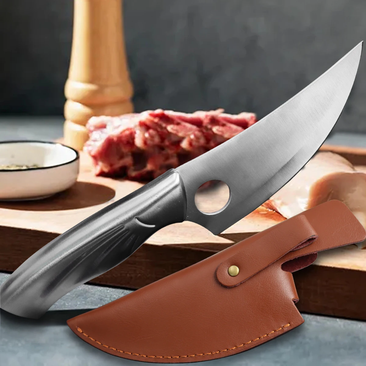 Kitchen Knife 5CR15 Hunting knife Stainless Steel Japanese Knife Utility Cleaver Knives For Kitchen Boning Knife
Kitchen Knife 5CR15 Hunting knife Stainless Steel Japanese Knife Utility Cleaver Knives For Kitchen Boning Knife