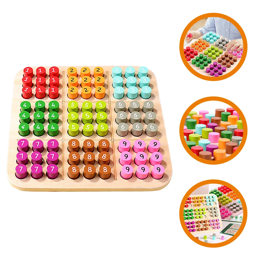 Arithmetic Learning Sudoku Toy Kid Toys Game Board Children Leisure Plaything Chess Wooden Peg
Arithmetic Learning Sudoku Toy Kid Toys Game Board Children Leisure Plaything Chess Wooden Peg