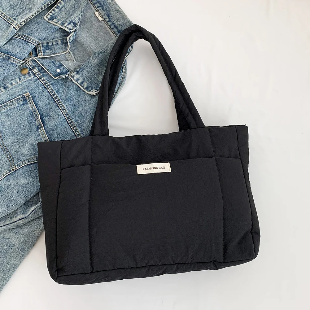 Women Quilted Tote Handbag Casual Padded Shoulder Bag Large Capacity Puffer Tote Bag Daily Dating Bag
Women Quilted Tote Handbag Casual Padded Shoulder Bag Large Capacity Puffer Tote Bag Daily Dating Bag