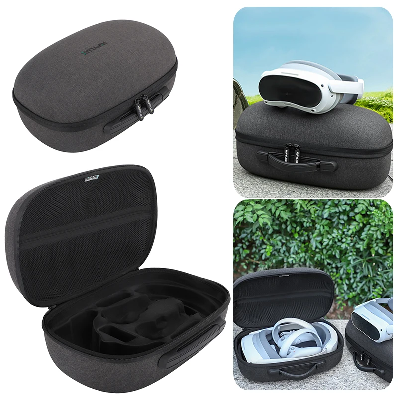 Portable Travel Carrying Case Shockproof Waterproof VR Headset Storage Box Dustproof Hard Storage Boxes Anti Scratch for PICO 4
Portable Travel Carrying Case Shockproof Waterproof VR Headset Storage Box Dustproof Hard Storage Boxes Anti Scratch for PICO 4
