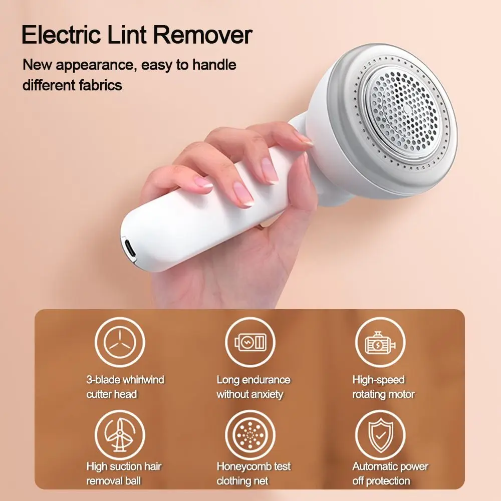 Hairball Epilator Sweater Shaver USB Rechargeable Electric Lint Remover Fabric Trimmer Lint Cleaning Fabric Shaver
Hairball Epilator Sweater Shaver USB Rechargeable Electric Lint Remover Fabric Trimmer Lint Cleaning Fabric Shaver