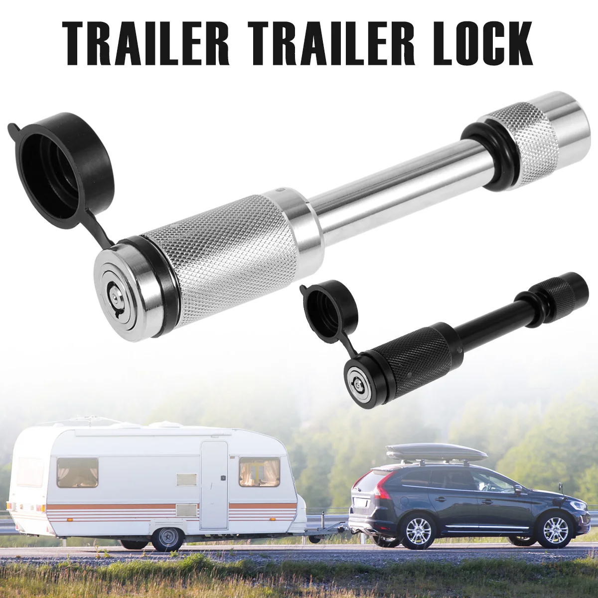 Hitch Receiver Pin Lock Trailer Receiver Lock with 2 Keys Waterproof Rubber Cover Anti-Theft Lock 5/8inch Pin Tow Receiver Lock
Hitch Receiver Pin Lock Trailer Receiver Lock with 2 Keys Waterproof Rubber Cover Anti-Theft Lock 5/8inch Pin Tow Receiver Lock