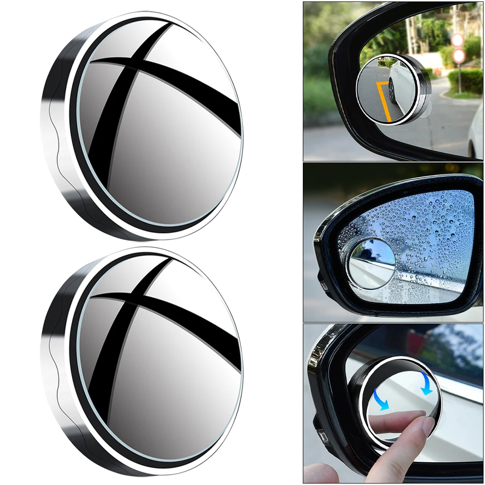 360 Degree HD Blind Spot Mirror Adjustable Car Rearview Convex Mirror for Car Reverse Wide Angle Vehicle Parking Rimless Mirrors
360 Degree HD Blind Spot Mirror Adjustable Car Rearview Convex Mirror for Car Reverse Wide Angle Vehicle Parking Rimless Mirrors