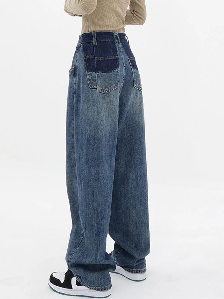 2022 Autumn New High Waist Baggy Jeans Women Casual Fashion Straight Leg Pants Y2k Denim Trousers Vintage Loose Blue Washed Jean
2022 Autumn New High Waist Baggy Jeans Women Casual Fashion Straight Leg Pants Y2k Denim Trousers Vintage Loose Blue Washed Jean