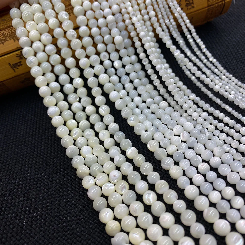 High Quality Natural Shell Round Shell Loose Beads DIY Freshwater Beads Necklace and Earrings Jewelry Making Accessories 2-6mm
High Quality Natural Shell Round Shell Loose Beads DIY Freshwater Beads Necklace and Earrings Jewelry Making Accessories 2-6mm