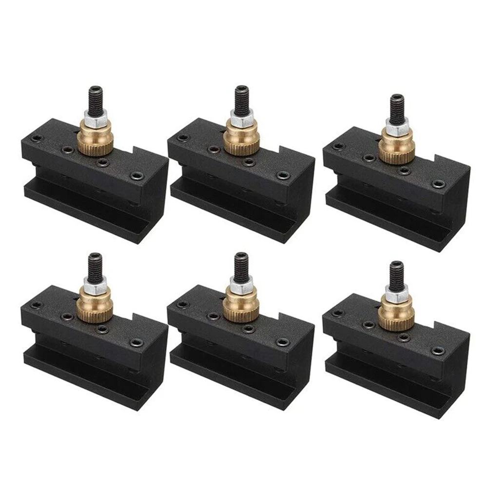 6pcs Lathe 1/4"-1/2" Turning Tool Holder Aluminum Alloy Quick Change Post Facing Milling Turning Tool Holder Cylindrical Tool
6pcs Lathe 1/4"-1/2" Turning Tool Holder Aluminum Alloy Quick Change Post Facing Milling Turning Tool Holder Cylindrical Tool