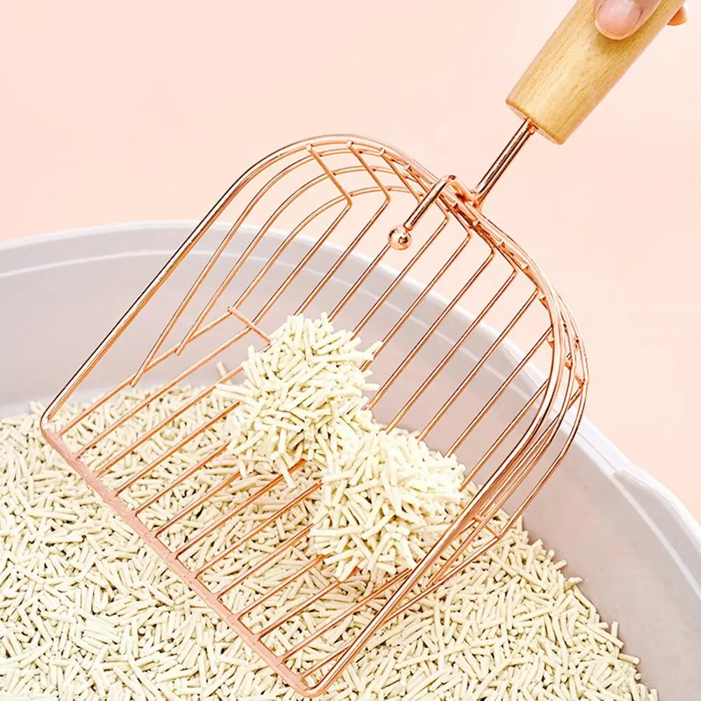 Stainless Steel Cat Litter Sand Shovel With Solid Wood Handle Pet Cleanning Tools
Stainless Steel Cat Litter Sand Shovel With Solid Wood Handle Pet Cleanning Tools