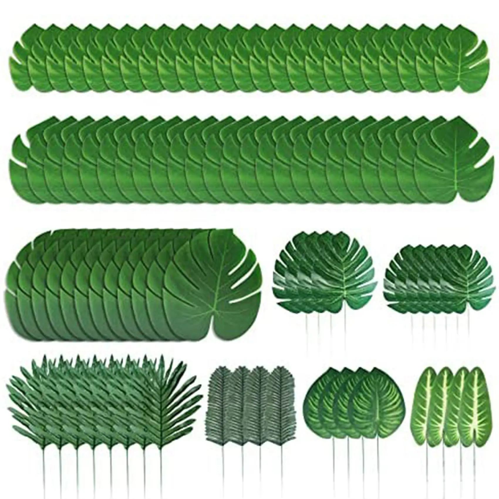 Palm Leaves Artificial Tropical Leaves with Stems Monstera Leaf for Jungle Safari Decorations Table Decoration
Palm Leaves Artificial Tropical Leaves with Stems Monstera Leaf for Jungle Safari Decorations Table Decoration